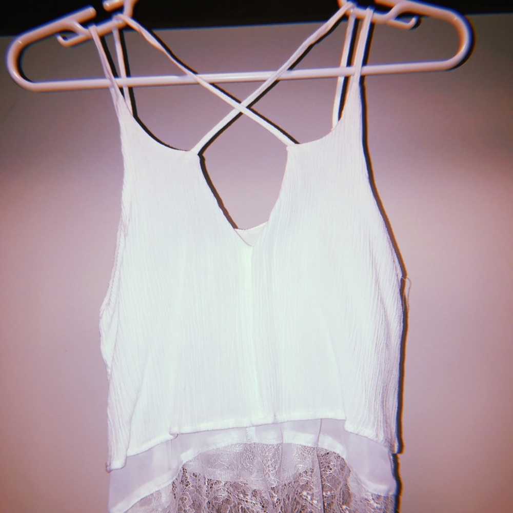 NWOT lace top(bottom layer doesn’t show when worn)